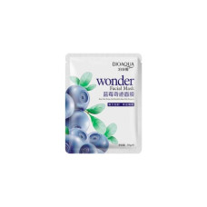 Готовая к отправке маска для лица BIOAQUA Blueberry Wonder, 1 штука, лист маски, концентрированная формула черники.