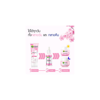 Garnier Sakura White Hyaluronic Booster Serum 30 мл. GARNIER SAKURA WHITE HYALURON BOOSTER SERUM 30ML (сыворотка, сыворотка для лица, сыворотка для лица)