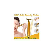Аппарат для массажа лица Energy Beauty Golden Bar Подтяжка лица (V-образная форма), устранение мимических морщин, гусиных лапок, веснушек, прыщей, темных пятен под глазами. Стимулирует кровоток по поверхности лица, более 6000 ионов за 1 минуту, 1 шт. »