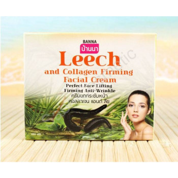Пиявка и коллаген укрепляющий 100 мл. БАННА/Leech and Collagen Firming 100 ml. BANNA
