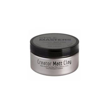 Revlon style master матовая глина 85 г воск для мужской укладки волос, матовый, не глянцевый, не блестящий, не оставляет следов. Легко смывается, не оставляет пятен, можно укладывать по мере необходимости.