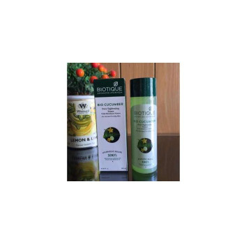 Тоник для сужения пор и освежителя пор Biotique Bio Cucumber (120 мл) для жирной кожи