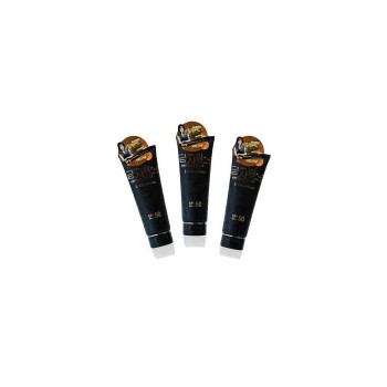 Belov Jin Ai Nu Gold L-Glutathione Moist Whitening Lotion SPF50 Jinnai Sunscreen Lotion Black Tube 100 г. X 3 тюбика