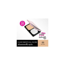 Maybelline New York Clear Smooth All In One SPF32 PA +++ Тональная пудра 9g No.03 Natural MAYBELLINE NEW YORK CLEAR SMOOTH ALL IN ONE SPF32 PA +++