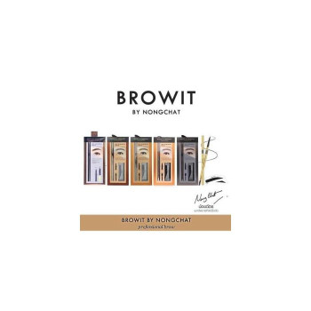 Карандаш для бровей Nong Chat Browit By Nongchat Pro Slim Brow Pencil 0,06 г (новая упаковка, без бесплатного блока для бровей), выберите номер внутри