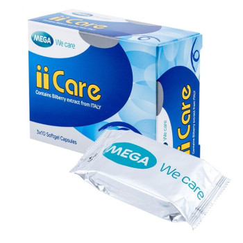 Пищевая добавка для зрения, 30 шт., Mega we care