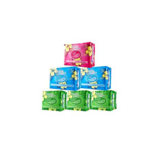 Набор гигиенических прокладок Beauty Comfort Herbal Beauty Comfort на каждый день, обычный день и тяжелый день (Зеленый / синий / розовый)