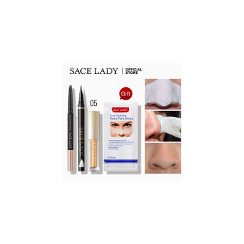 SACE LADY Набор для макияжа глаз Карандаш для бровей Жидкие тени для век Подводка для глаз Водостойкий макияж для глаз Полный набор