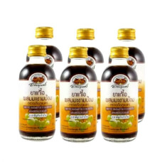 Пищевая добавка для профилактики кашля, 1 набор/Makhampom cough mixture 120 ml.*6 Pcs., Abhaibhubejhr