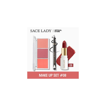 SACE LADY Make Up Set Lipstick Matte Eyeliner Водостойкие румяна для макияжа Косметика