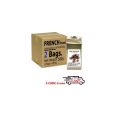 Кофе в зернах темной обжарки French 500 г. (2 × 250 г) целые зерна