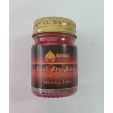 Red Thai balm RED 15 ml ZINGIBER SABAI BALM Бальзам разогревающий красный 15 мл ZINGIBER SABAI BALM