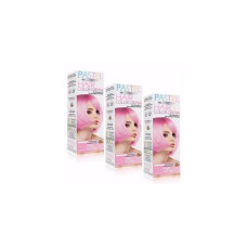 Carebeau Pastel hair color creme Набор пастельных безаммиачных красок для волос - Розовая пастельно-розовая пастель 100 мл x 3 коробки