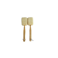 Очиститель для тела OK & Mshop Loofah Body Scrubber for Polite Mesh Wood Handle (2 шт. В упаковке)