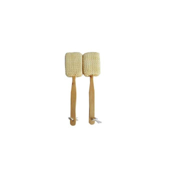 Очиститель для тела OK & Mshop Loofah Body Scrubber for Polite Mesh Wood Handle (2 шт. В упаковке)