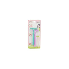 Бритва для бритья GetZhop Razor, ручка Laneila, упаковка из 2 шт. (Зеленый + фиолетовый)