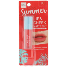  Помада Summer Lip & Cheek Matte Tint #03, 2.4 g.,Baby Bright 