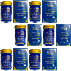Синий бальзам 50 г., набор из 6 штук. Royal Thai Herb / Blue Balm 50 g., set of 6 pieces. Royal Thai Herb