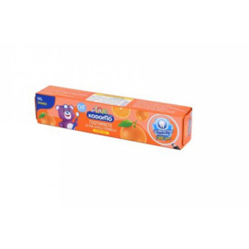 ЗУБНАЯ ПАСТА-ГЕЛЬ СО ВКУСОМ АПЕЛЬСИНА 40 ГР KODOMO/Toothpaste-gel with Orange 40 g. Kodomo