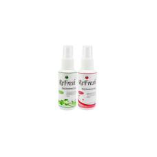 Refresh Deodorant Spray Formula без запаха и духи Moschi Love 60 мл. - зеленый / красный (2 бутылки / упаковка)