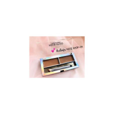 EYEBROW NICE SHOP 404-04 Брови, пыль, night shop, № 04, 2 цвета в одном картридже, красновато-коричневый + коричневый