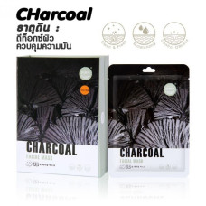 Facial Mask Charcoal 3D /38 ml., Set 10 Pcs ., Belov East-skin/Маска для лица Уголь 3D /38 мл., Набор из 10 шт., Belov East-skin