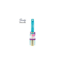 Goody Gelous Grips Patterned Monofilament Hot Round Brush (зеленый / золотой)