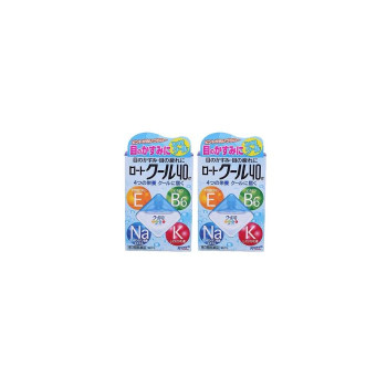 Rohto Cool 40 Alpha Eye Drops 12 мл, Cool Level 5 Eye Drops (2 коробки)