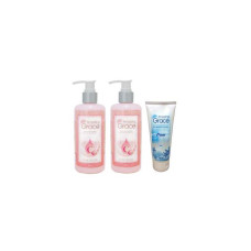 Amazing Grace Home Spa Shower Cream Whitening Vitamin C Antiaging & Antioxident Formula (2 флакона по 300 мл) Amazing Grace Whitening Body Serum Anti-Aging & Anti-Oxidant (1 тюбик 190 мл на тюбик)
