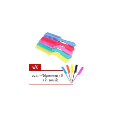 Triple3Shop Расческа двусторонняя 5 цветов 5 шт. Бесплатная расческа kw407 заостренная 5 цветов 5 шт.