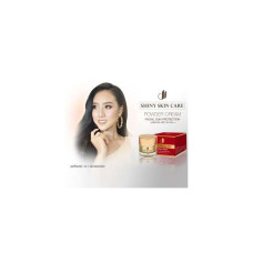 Крем-пудра для сияющей кожи Защита от солнца для лица UVB / UVA SPF 50 PA +++ 10 г. Солнцезащитная пудра из Франции, новая инновация в виде крема для лица, гладкая и прозрачная сразу после использования.