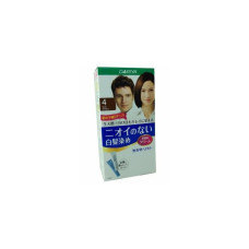 Dariya PF Hair Color 4 Japan DIY в домашних условиях каштановый цвет мягких волос после использования