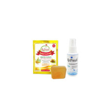 Refresh Herbal Deodorant Soap (90g.) + Refresh Deodorant Spray, David Cool (60ml.) Дезодорант-спрей Refresh