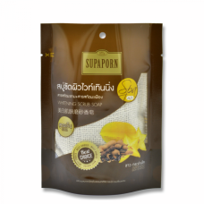 Отбеливающее мыло-скраб (тканевый пакет) 70 г. Supaporn/Whitening Scrub Soap (cloth bag) 70 g. Supaporn