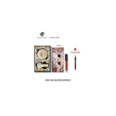 Perfect Diary Weightless Soft-Velvet Blurring Рассыпчатая пудра Sanrio + палитра теней для век Explorer + набор для макияжа жидкой губной помады Glamour Select Velvet Liquid Lipstick