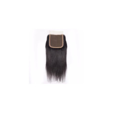 Originea Malaysian Virgin Hair 16 дюймов 1 шт. 4x4 кружевная застежка Бесплатная часть прямого переплетения человеческие волосы натуральный черный цвет