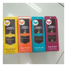 Jasons Jujubes Jasons Jujube Menthol and Eucalyptol Candy 10g Pack, Honey Lemon Flavor/Jasons Jujubes Конфеты Jasons Jujube с ментолом и эвкалиптолом, 10 г, со вкусом меда и лимона