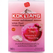 White Pearl Herbal Soap 90g., Kokliang/Белое Жемчужное Травяное Мыло 90 грамм Kokliang