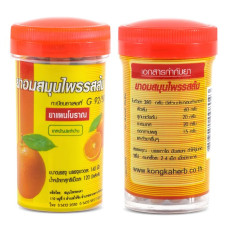 Пастилки со вкусом апельсина 125 таблеток Kongka Herb / Pastilles with orange flavor 125 tablets Kongka Herb