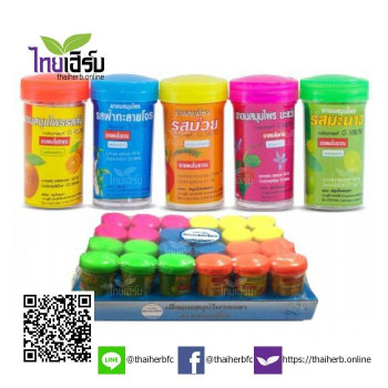 Kongkaherb Cough Balls, assorted a set of 24 pcs./Фруктовые шарики от кашля ассорти набор из 24 шт. Kongkaherb
