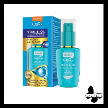 Serum in Oil, 50 ml./Lolane Natura/Сыворотка для волос с Гарденией и маслом миндаля 50мл Lolane