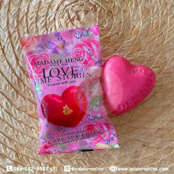 madame heng easy rose soap 30 g/розовое мыло madame heng 30 гр