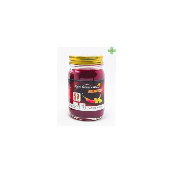Red Colour Herbs Balm 200 g/Красный бальзам с перецем чили и мятой 200гр Herbs Balm