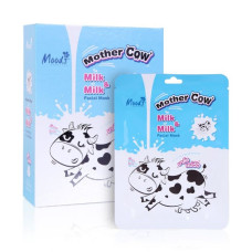 Mother Cow Milk & Milk Nourishing Facial Mask 38 ml., Pack 10 Pcs., Moods/Питательная маска для лица Mother Cow Milk & Milk 38 мл., упаковка 10 шт.,Moods