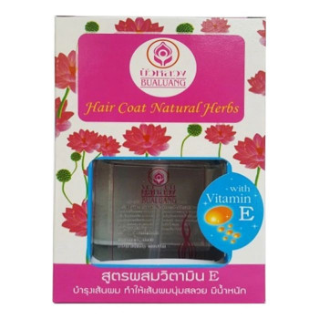 Vitamin E Hair Massage Oil 85 ml. Bualuang/Массажное масло для волос с витамином Е 85 мл Bualuang