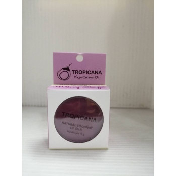 Бальзам для губ c ароматом кокоса 10гр Tropicana/Lip Balm Natural Coconut