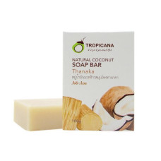 Thanaka Herbal Coconut Oil Soap 100 g. Tropicana/Thanaka Herbal Мыло с кокосовым маслом 100 г. Tropicana