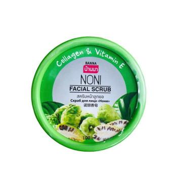 Скраб для лица с соком и частицами нони 100 мл.,/ Banna Facial scrub with juice and noni particles 100 ml., Banna