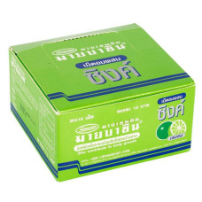 Леденцы со вкусом лимона и цинком, 10 г x коробка, Myseptic Mybacin/Lozenge with Zinc Lemon flavor 10 g. x 20 sachets, Myseptic Mybacin