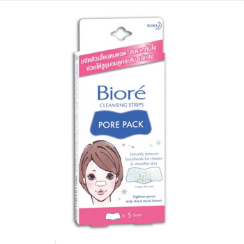 Очищающие полоски Pore Pack 5 полосок BIORE/Cleansing Strips Pore Pack 5 Strips BIORE
